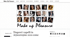 Desktop Screenshot of makeuppleasure.it